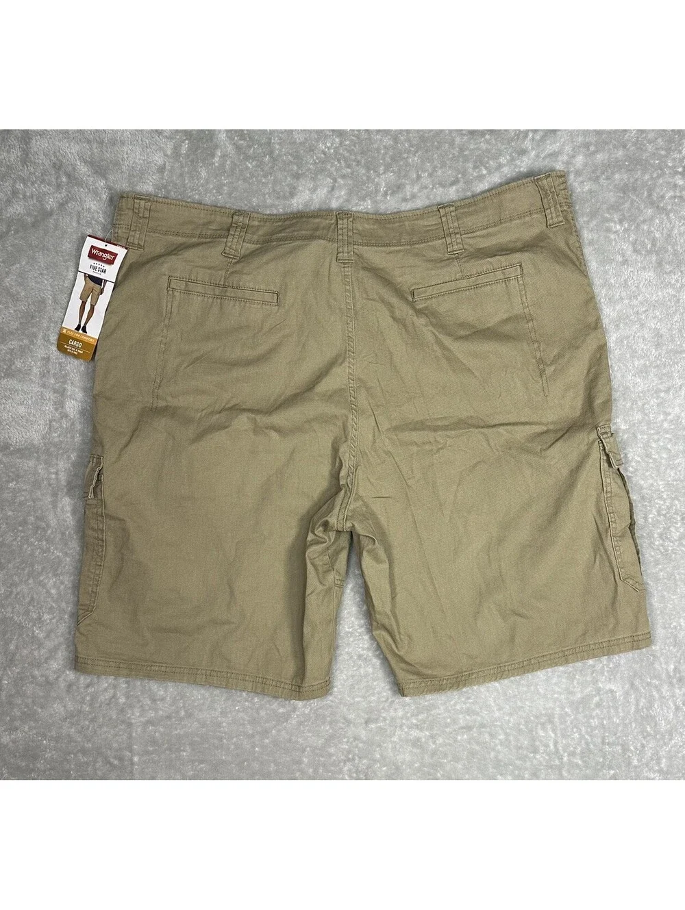 Wrangler Flex Relaxed Fit Cargo Shorts Mens 46 NWT Five Star Heritage